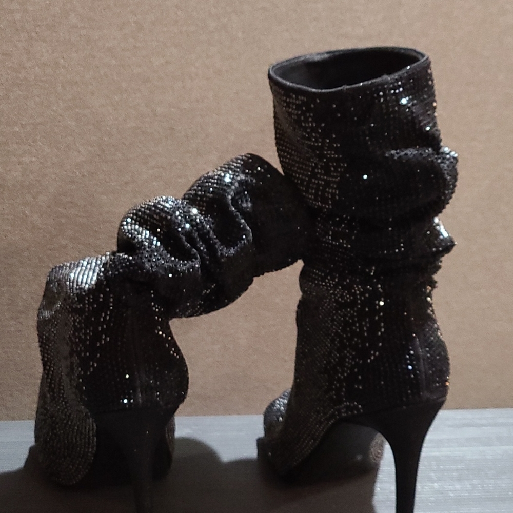 Jessica Simpson Rignstone Heels 8M - Picture 2 of 11